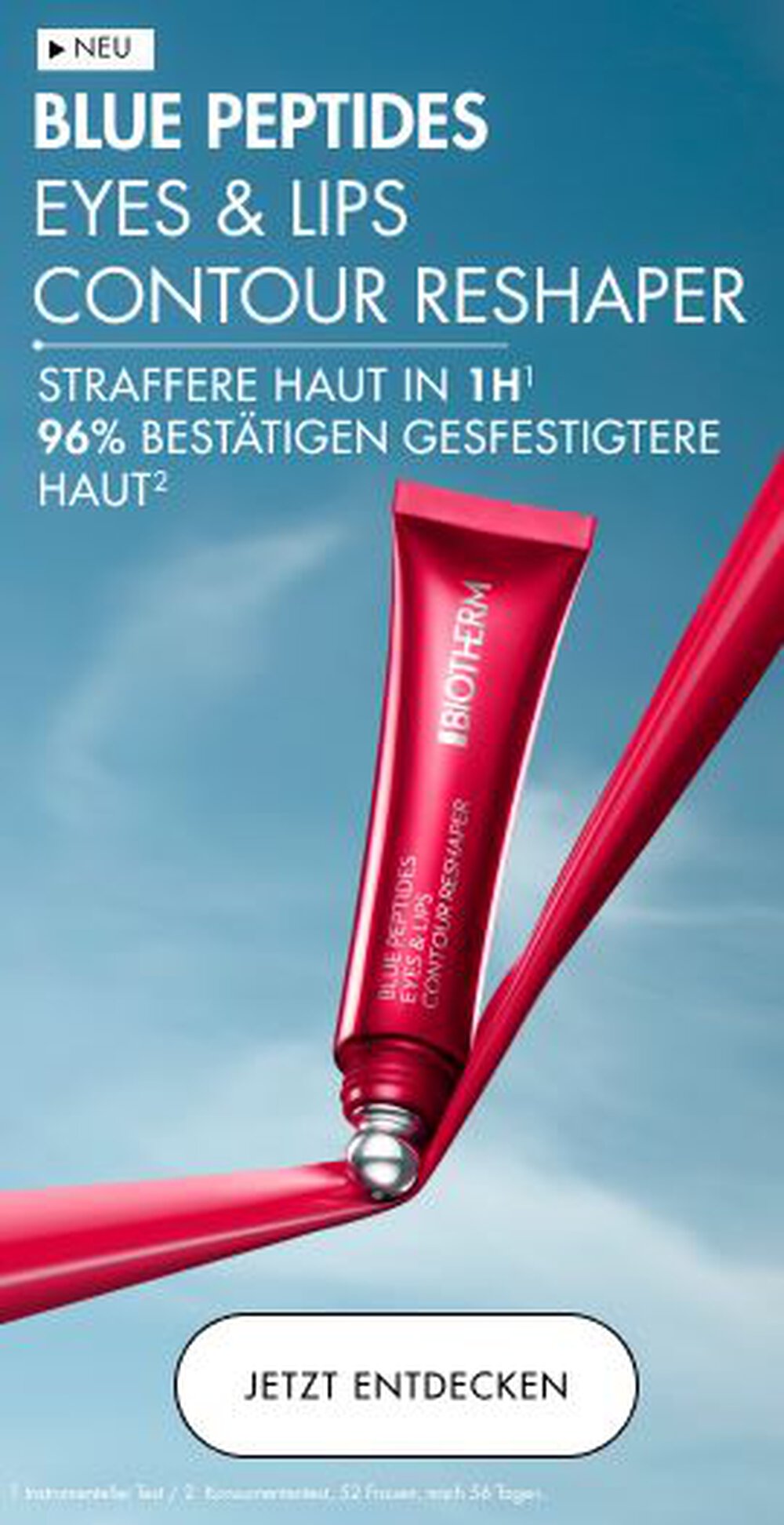 man holding a phone showing the bioscan service