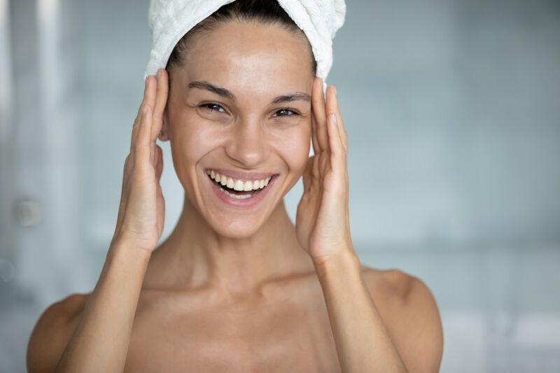Gesichtsmassage