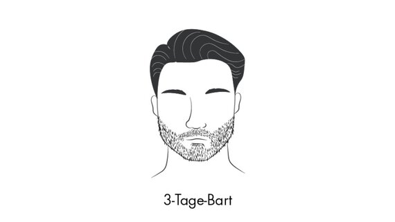 Mann mit 3-Tage-Bart