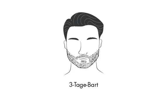 Mann mit 3-Tage-Bart