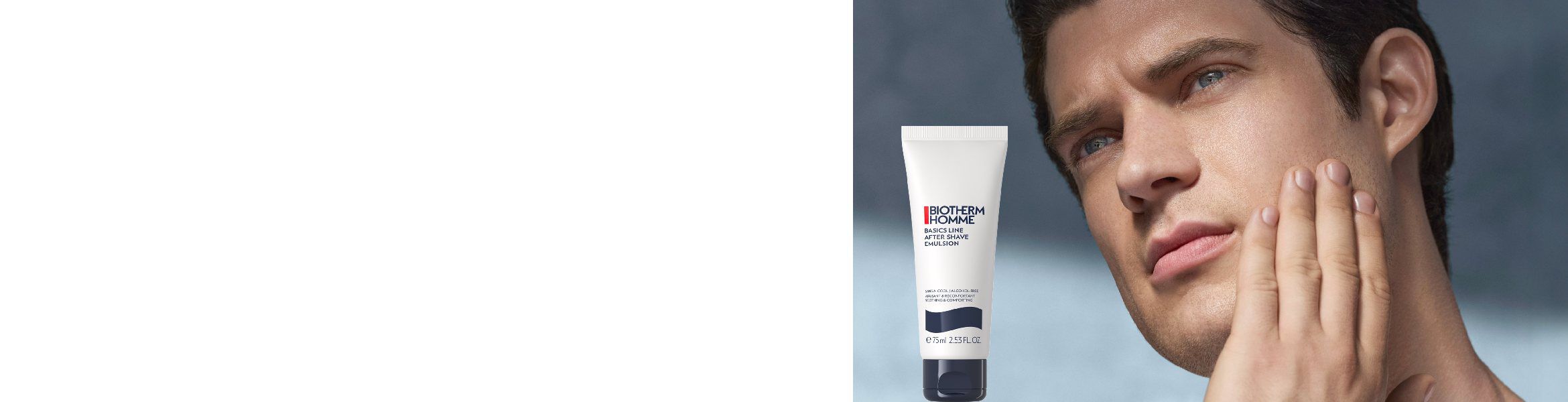 Dekoratives Bild: Stimmungsvolle Darstellung zum Thema Rasurpflege fur Manner.