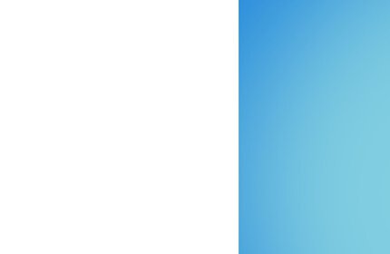 Weiße und blaue Farbverlaufe nebeneinander, ohne Text oder zusatzliche Details.