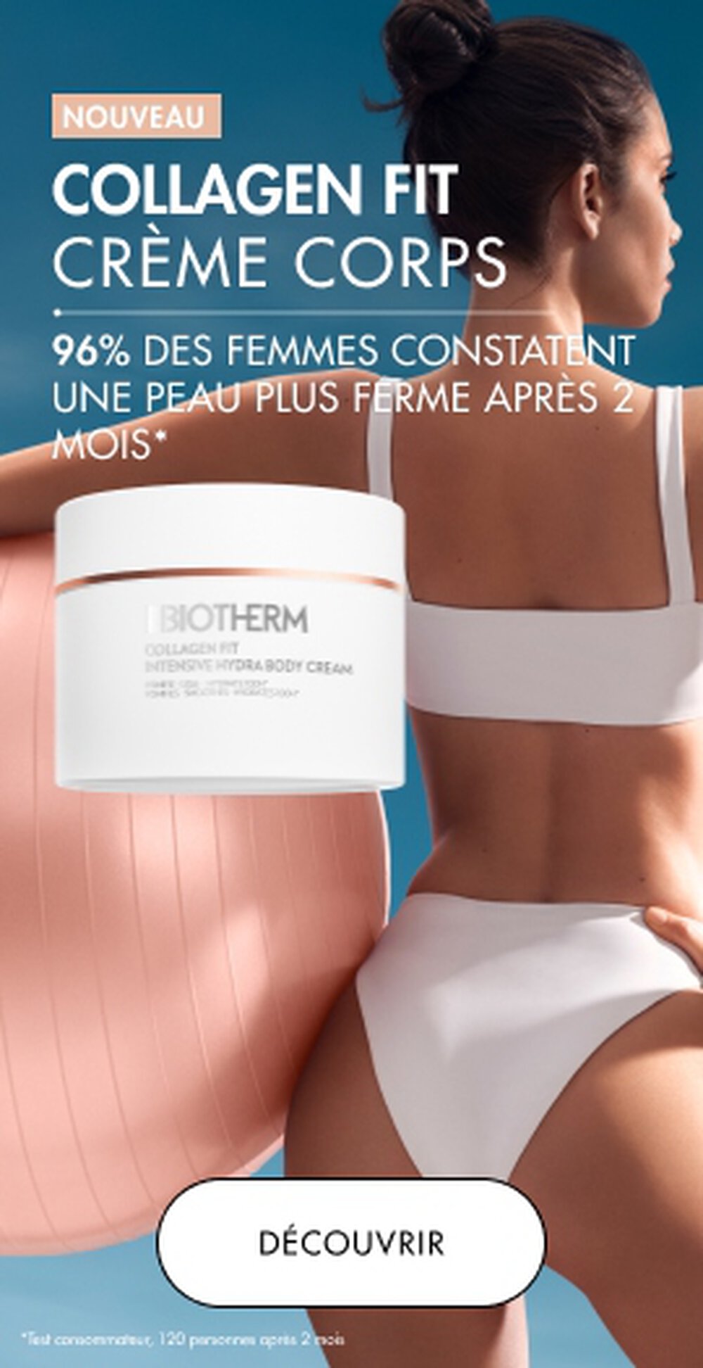 woman holding a phone showing the bioscan service