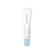 Weiße Cremetube mit hellblauer Kappe, Text: "BIOTHERM CERA REPAIR BARRIER CREAM".