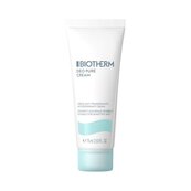Eine Tube Biotherm Deo Pure Cream mit einem minimalistischen Design auf weißem Hintergrund.