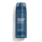 Eine blaue Spraydose mit der Aufschrift "BIOTHERM HOMME DAY CONTROL".